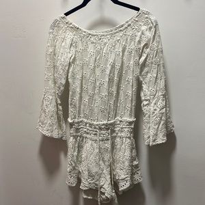 White Swimsuit Cover Up